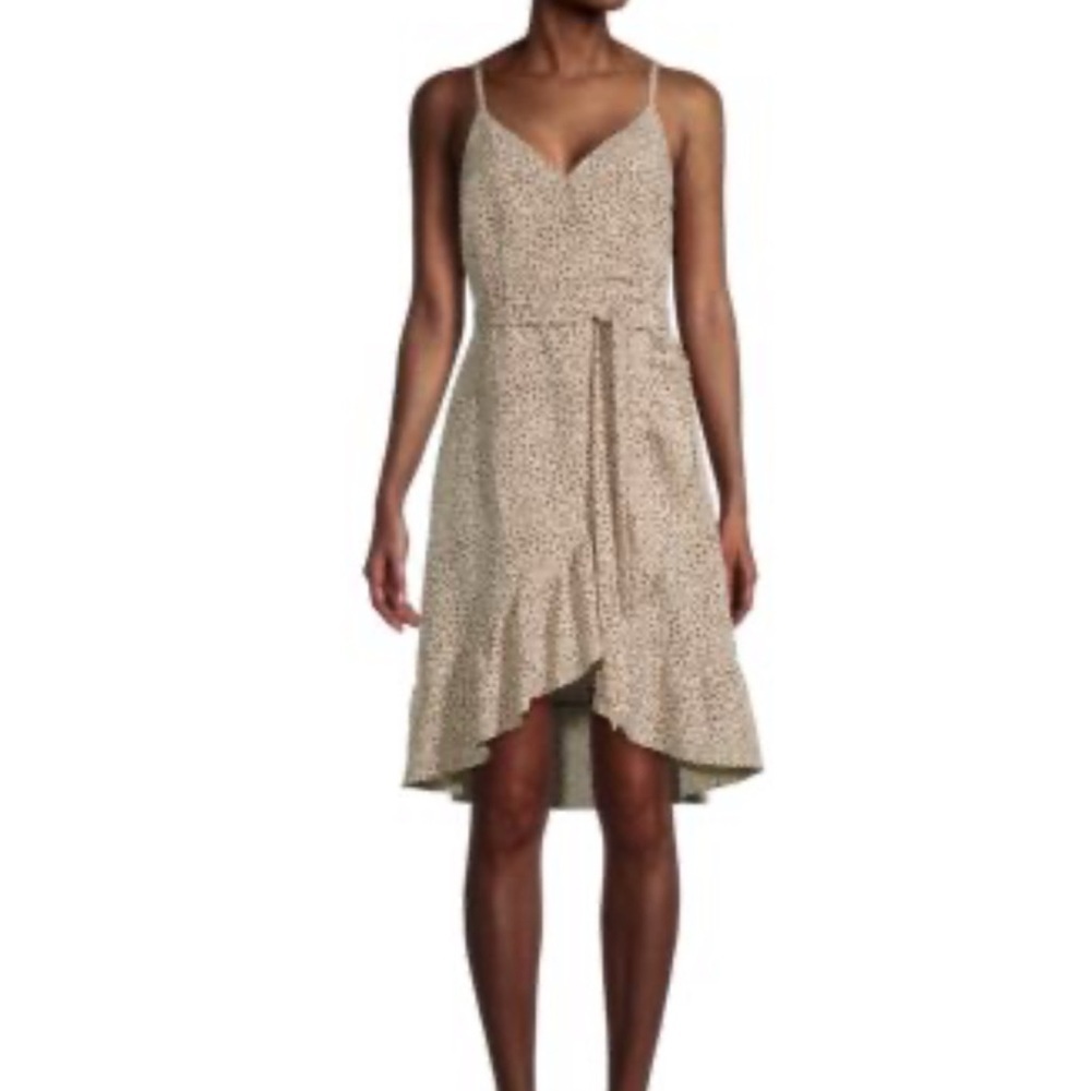 Sanctuary Bianca Leopard Print Midi Dress